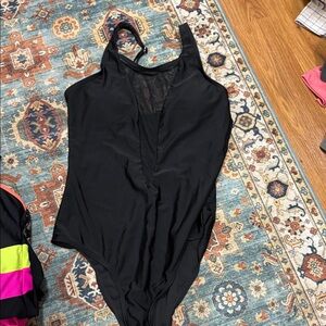 Black One-Piece Swimsuit